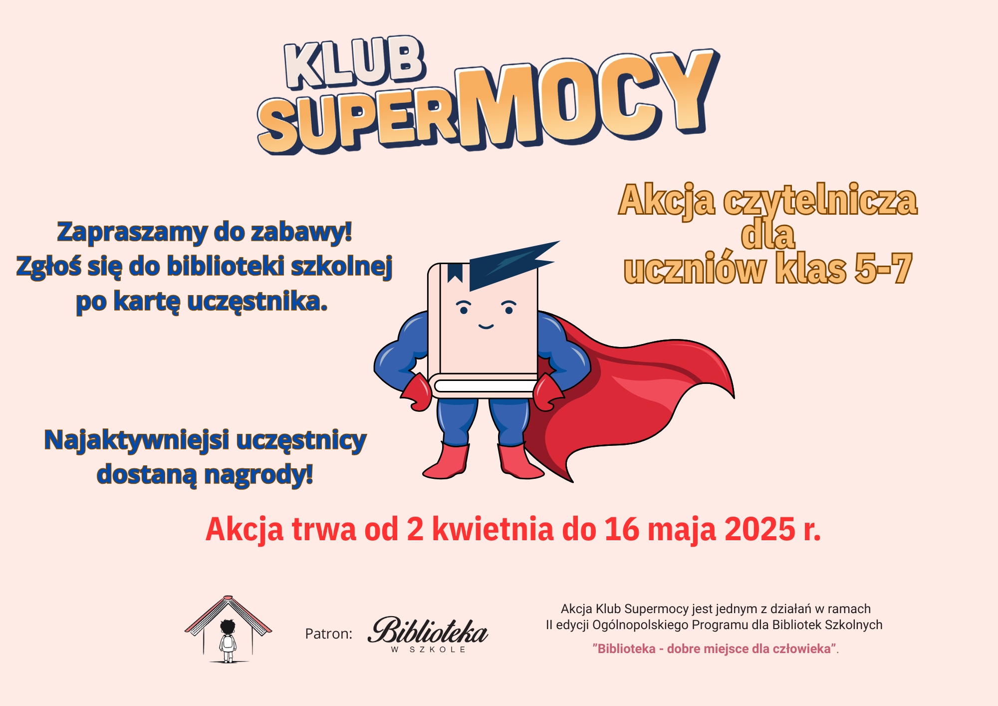 AKCJA CZYTELNICZA - KLUB SUPERMOCY